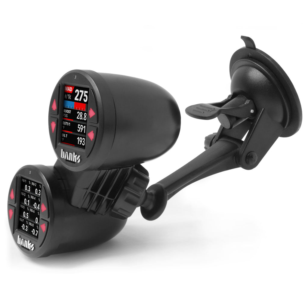 Dual-Gauge-Pod-Suction-Mount-For-Idash-1.8-And-52Mm-Gauges
