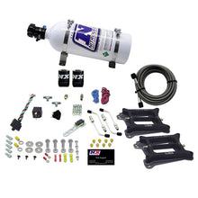 Load image into Gallery viewer, Dual-HolleyGasoline-Nitrous-Kit-(100-500Hp)-W5Lb-Bottle