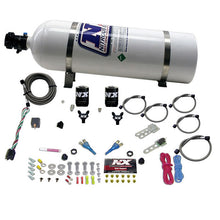 Load image into Gallery viewer, Dual-Nozzle-Sport-Compact-Nitrous-Kit-(35-50-75Hp)-W15Lb-Bottle