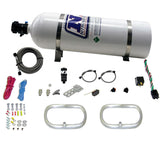 Nitrous Express 22200-15 DUAL NTERCOOLER RING SYSTEM (2 - 6 X 6 RINGS) WITH 15LB BOTTLE