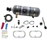 Nitrous Express 22200-12 DUAL NTERCOOLER RING SYSTEM (2 - 6 X 6 RINGS) WITH COMPOSITE BOTTLE