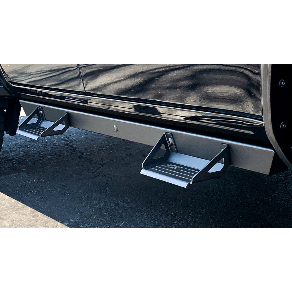 Dual-Step,-Reinforced-Aluminum;-Black;-Rust-Free;-Bolt-On