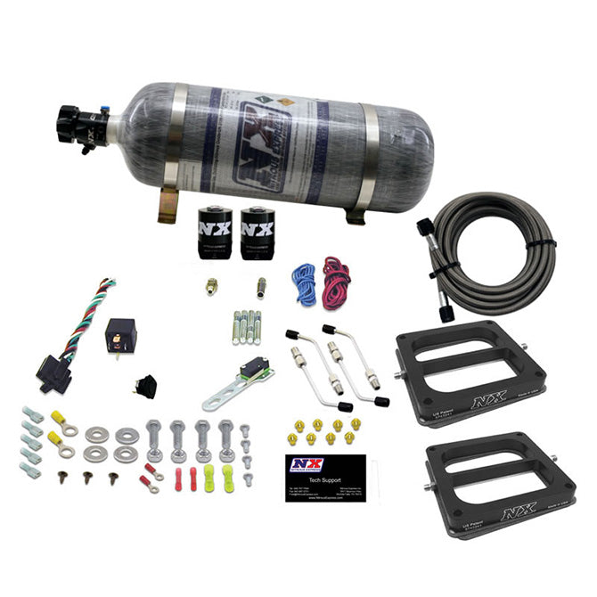 DualDominatorAlcohol-Nitrous-Kit-(50-300Hp)-WComposite-Bottle