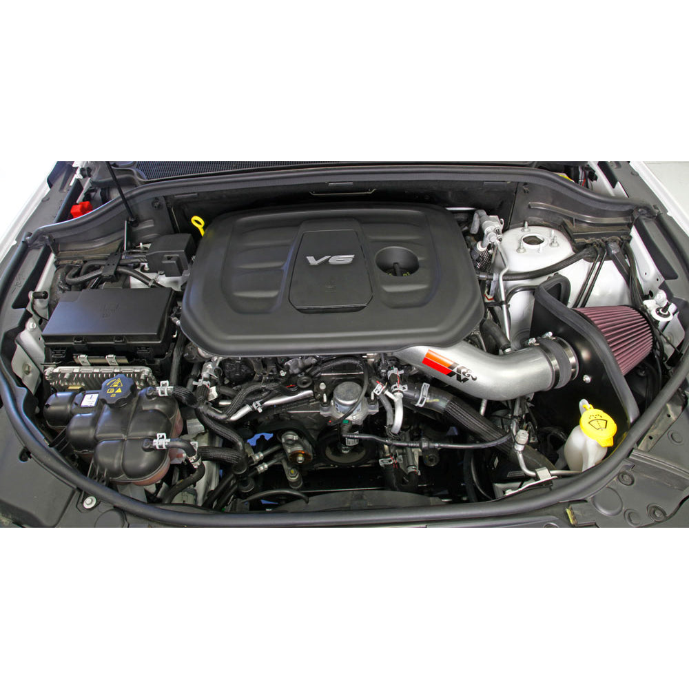 Durango-3.6L-V6(Gas)Performance-Air-Intake-SystemAluminum-Silver-Pipe