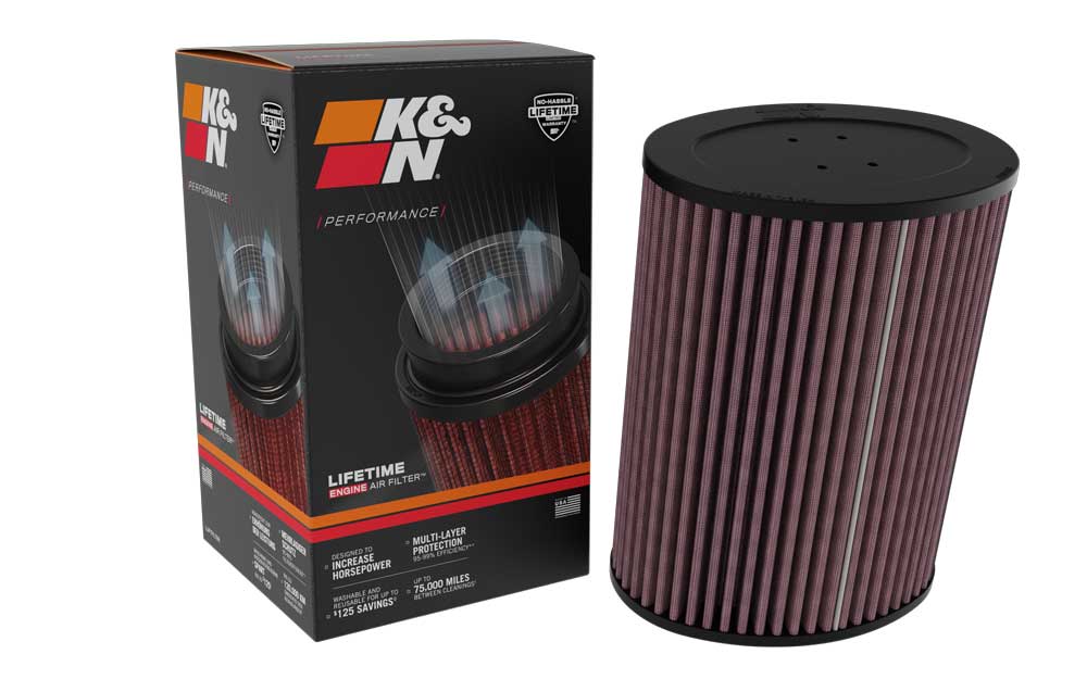 K&N E-0632 Replacement Air Filter for Select Mercedes-Benz AMG GT 43, Mercedes-Benz C43 AMG, Mercedes-Benz C63 AMG S E Performance, Mercedes-Benz GLC43 AMG, Mercedes-Benz SL43 AMG