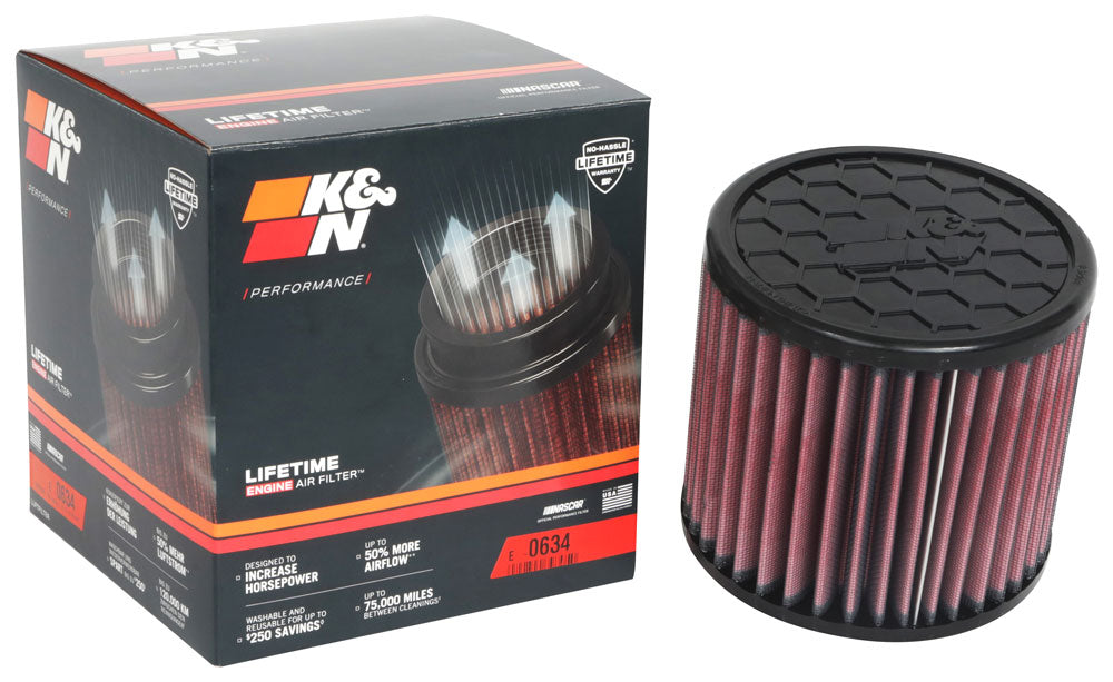 K&N E-0634 Replacement Air Filter for Select Ford Bronco, Ford Ranger, Volkswagen Amarok