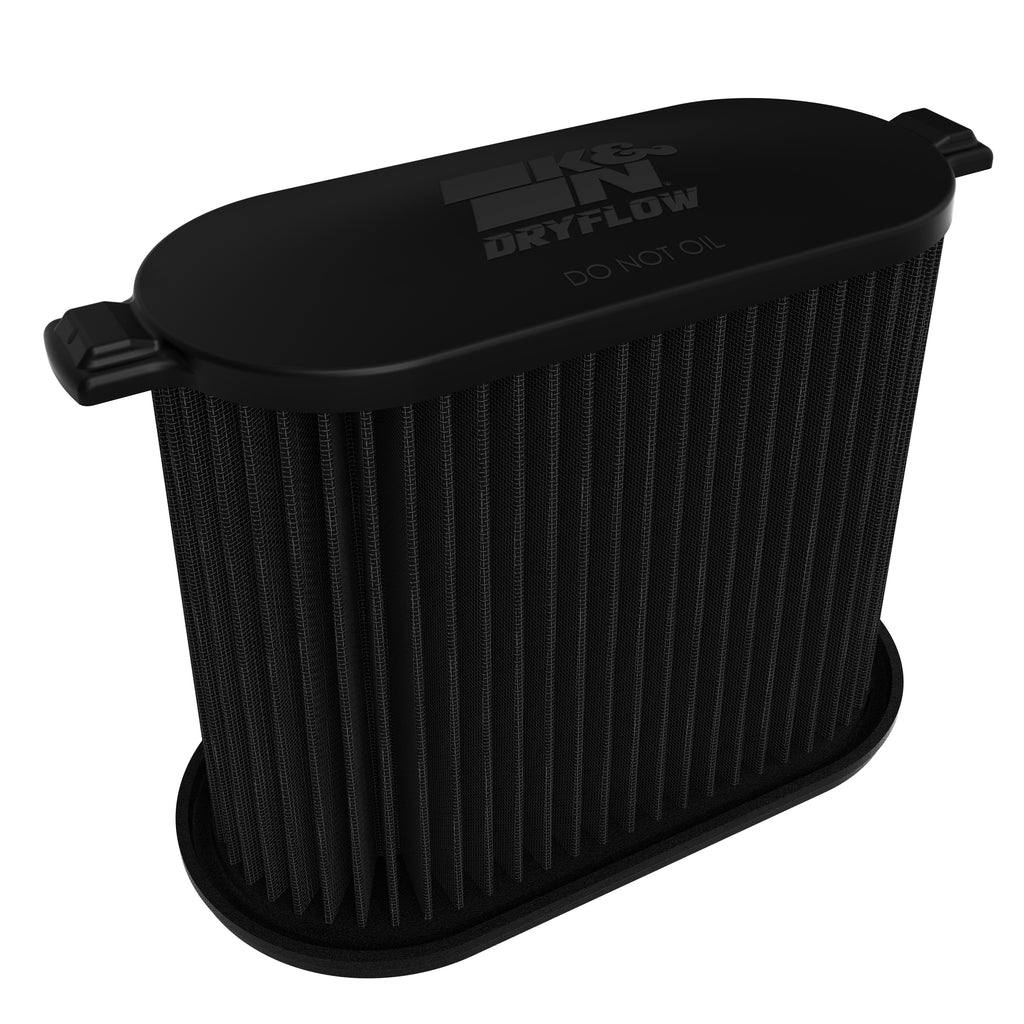 K&N E-0785HBK Dryflow Lifetime Engine Air Filter - FORD F-SERIES SUPER DUTY V8 for Select Ford F-250 Super Duty, Ford F-350 Super Duty, Ford F-450 Super Duty, Ford F-550 Super Duty