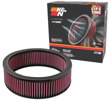 Load image into Gallery viewer, K&amp;N E-1500 Replacement Air Filter for Select Buick Apollo, Buick Century, Buick Electra, Buick Estate Wagon, Buick LeSabre, Buick Regal, Buick Riviera, Buick Skylark, Cadillac Brougham, Cadillac DeVille, Cadillac Fleetwood, Checker Aerobus, Checker