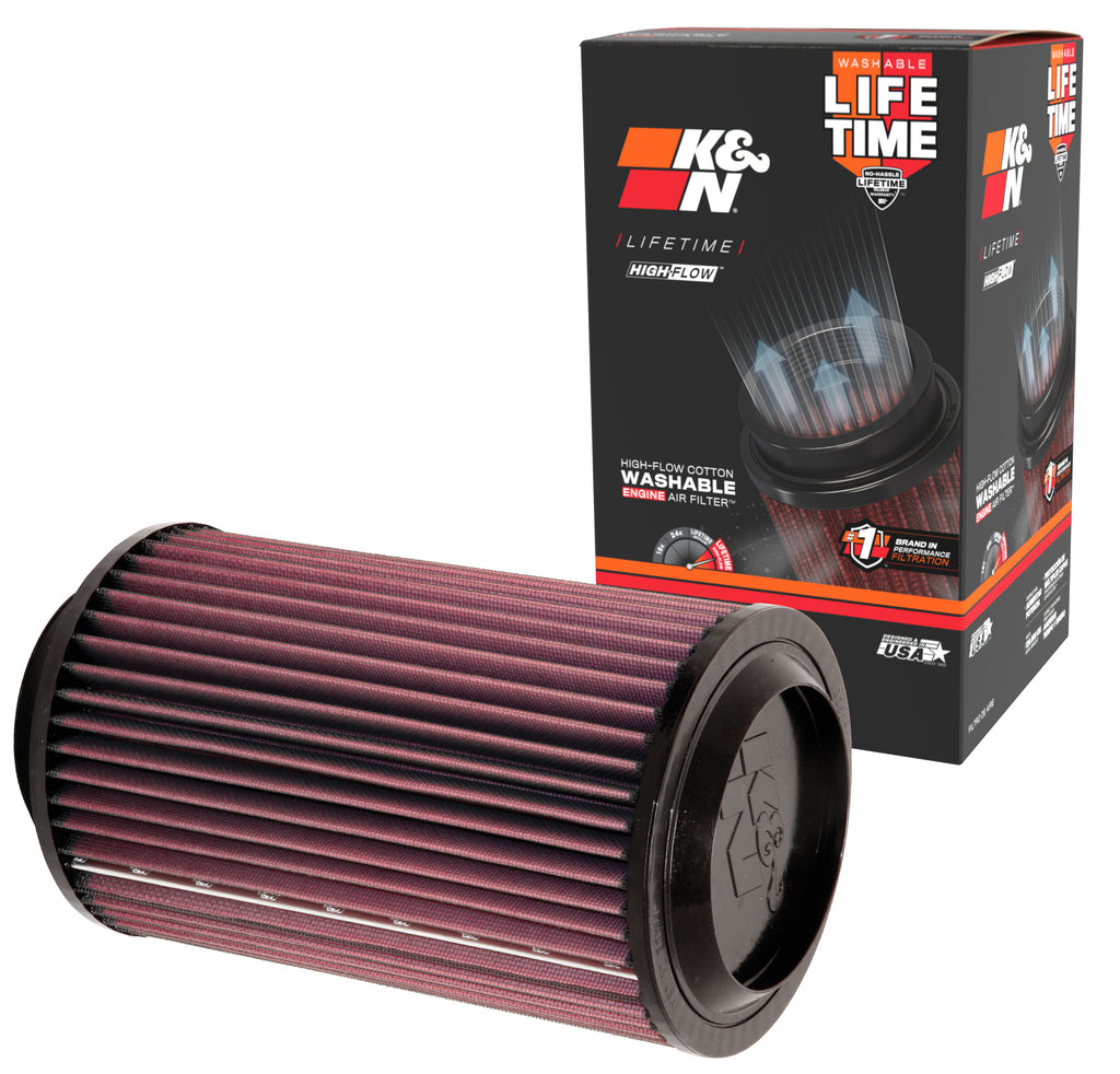 K&N E-1796 Replacement Air Filter for Select Cadillac Escalade, Chevrolet C1500, Chevrolet C1500 Suburban, Chevrolet C2500, Chevrolet C2500 Suburban, Chevrolet C35, Chevrolet C3500, Chevrolet C3500HD, Chevrolet K1500, Chevrolet K1500 Suburban, Chevrolet