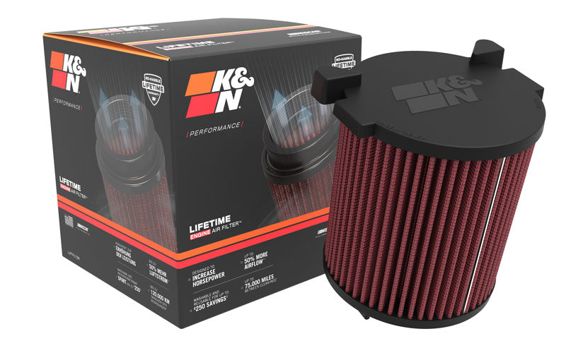 K&N E-2014 Replacement Air Filter for Select Audi A3, Audi A3 Quattro, Seat Altea, Seat Leon, Seat Toledo, Volkswagen Caddy, Volkswagen Jetta, Volkswagen Passat, Volkswagen Tiguan