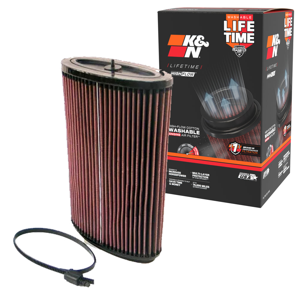 K&N E-2295 Replacement Air Filter for Select Porsche Boxster, Porsche Cayman
