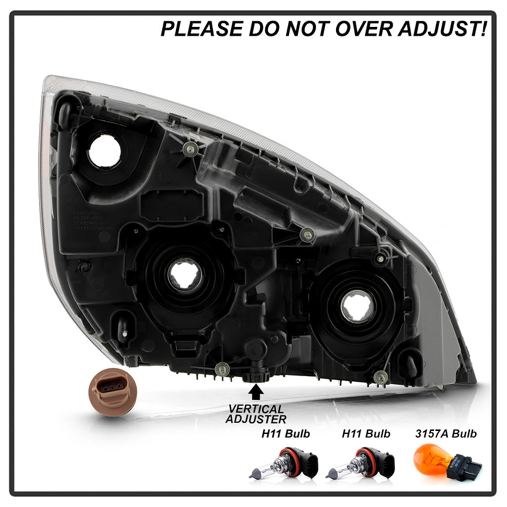 Spyder Auto 4007541 OEM Headlights for Select Freightliner Cascadia