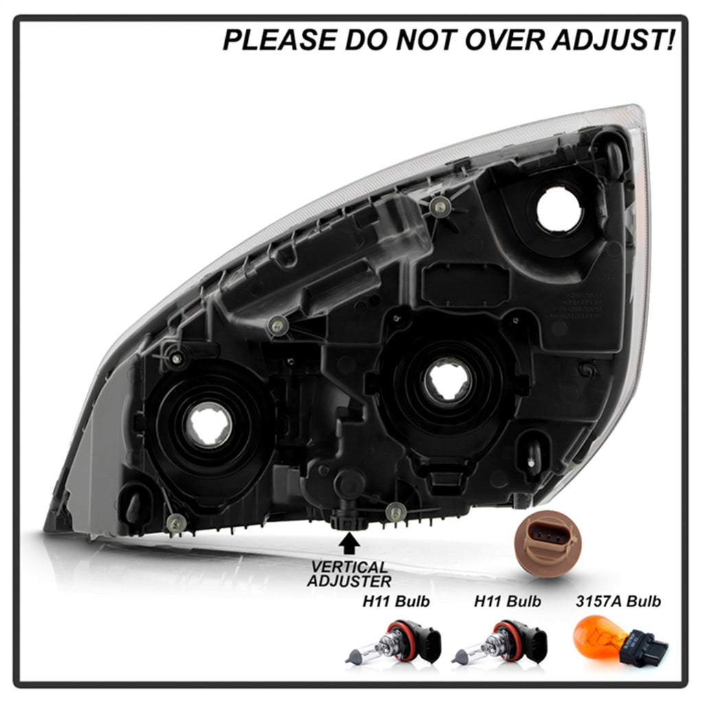 Spyder Auto 4007558 OEM Headlights for Select Freightliner Cascadia