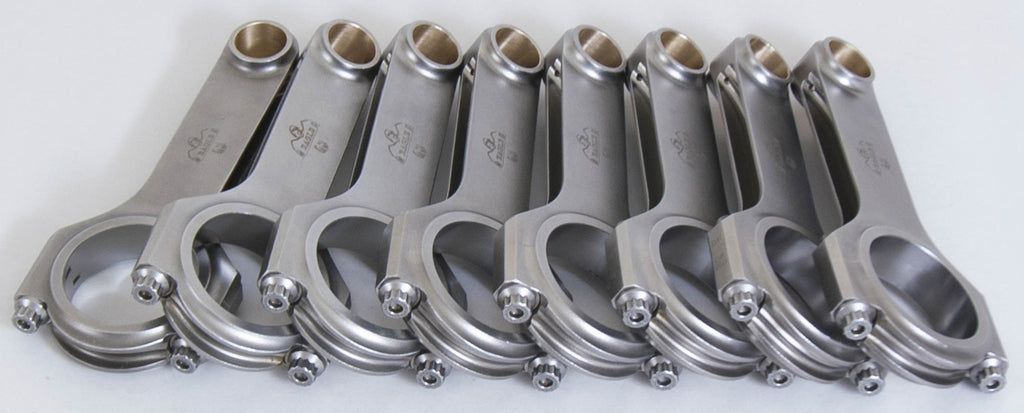 EAGLE CRS61353D2000 BBC 4340 Forged H-Beam Rods 6.135 w/ARP2000
