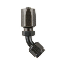 Load image into Gallery viewer, EARLS 154606ERL 6an 45-Deg Steel Hose End - Black Chromate