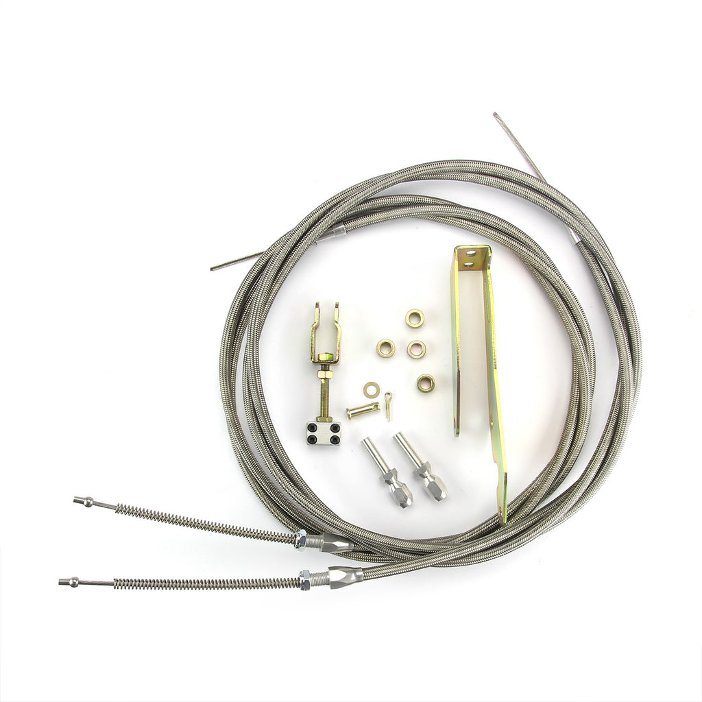 Lokar EC-80THTTB Transmount Emergency Brake Cables for Select Ford Thunderbird