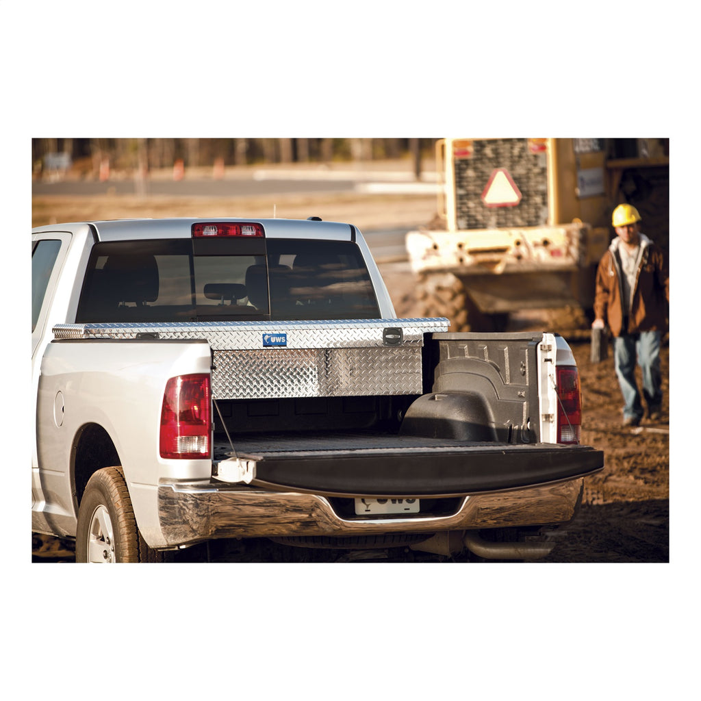 UWS EC10021 Dodge; Ford; Ram Truck Tool Box for Select Dodge Ram 1500, Dodge Ram 2500, Dodge Ram 3500, Ford F-250, Ford F-250 Super Duty, Ford F-350 Super Duty, Ford F-450 Super Duty, Ram 1500, Ram Classic, Ram 2500, Ram