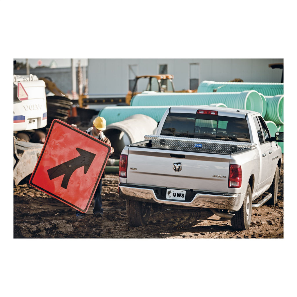 UWS EC10021 Dodge; Ford; Ram Truck Tool Box for Select Dodge Ram 1500, Dodge Ram 2500, Dodge Ram 3500, Ford F-250, Ford F-250 Super Duty, Ford F-350 Super Duty, Ford F-450 Super Duty, Ram 1500, Ram Classic, Ram 2500, Ram