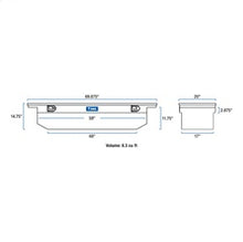 Load image into Gallery viewer, UWS EC10421 Chevrolet; Dodge; Ford; GMC... Truck Tool Box for Select Dodge Ram 1500, Dodge Ram 2500, Dodge Ram 3500, Ford F-150, Ford F-150 Heritage, Lincoln Mark LT, Toyota Tundra