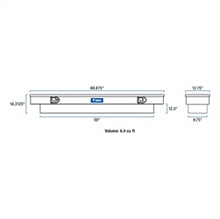 Load image into Gallery viewer, UWS EC10822 Chevrolet; Dodge; Ford; GMC... Truck Tool Box for Select Chevrolet Silverado 1500, Chevrolet Silverado Classic, Chevrolet Silverado LD, Chevrolet Silverado 2500, Chevrolet Silverado HD, Chevrolet Silverado HD Classic, Chevrolet Silverado