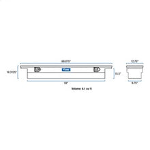 Load image into Gallery viewer, UWS EC10831 Chevrolet; Dodge; Ford; GMC... Truck Tool Box for Select Chevrolet Silverado 1500, Chevrolet Silverado Classic, Chevrolet Silverado LD, Chevrolet Silverado 2500, Chevrolet Silverado HD, Chevrolet Silverado HD Classic, Chevrolet Silverado