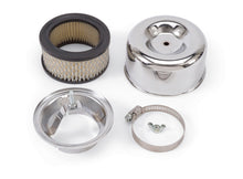 Load image into Gallery viewer, EDELBROCK 1202 Chrome Round A/C - 94 2bbl. Carb