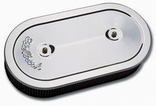 Load image into Gallery viewer, EDELBROCK 1235 Oval Air Cleaner for Dual Quads