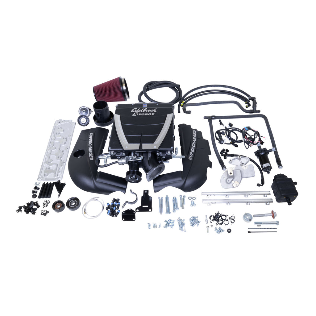Edelbrock 15410 E-Force Universal Supercharger for LS3/L92 w/2010-12 Camaro Offset
