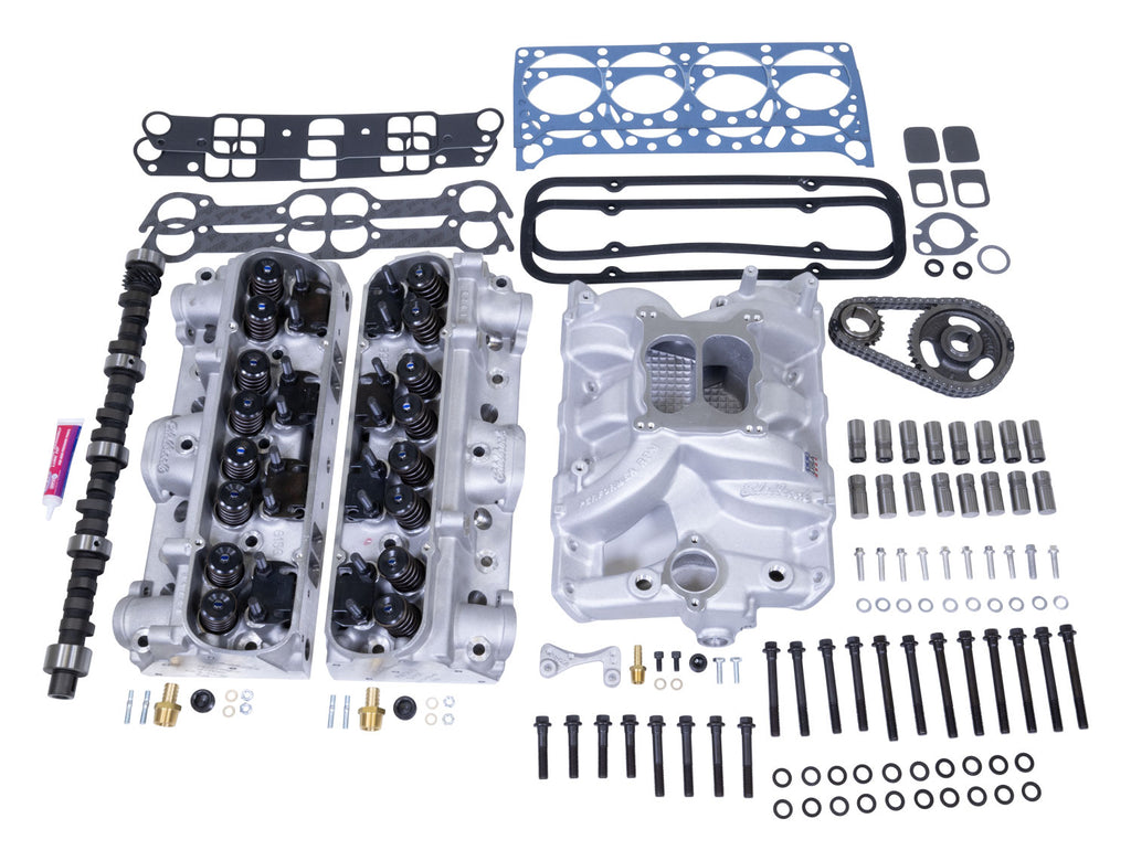 Edelbrock 2055 Performer RPM Top End Kit for Pontiac for Select Buick LeSabre, Oldsmobile 98, Oldsmobile Custom Cruiser, Oldsmobile Delta 88, Pontiac Acadian, Pontiac Bonneville, Pontiac Catalina, Pontiac Executive, Pontiac Firebird, Pontiac GTO, Pontiac