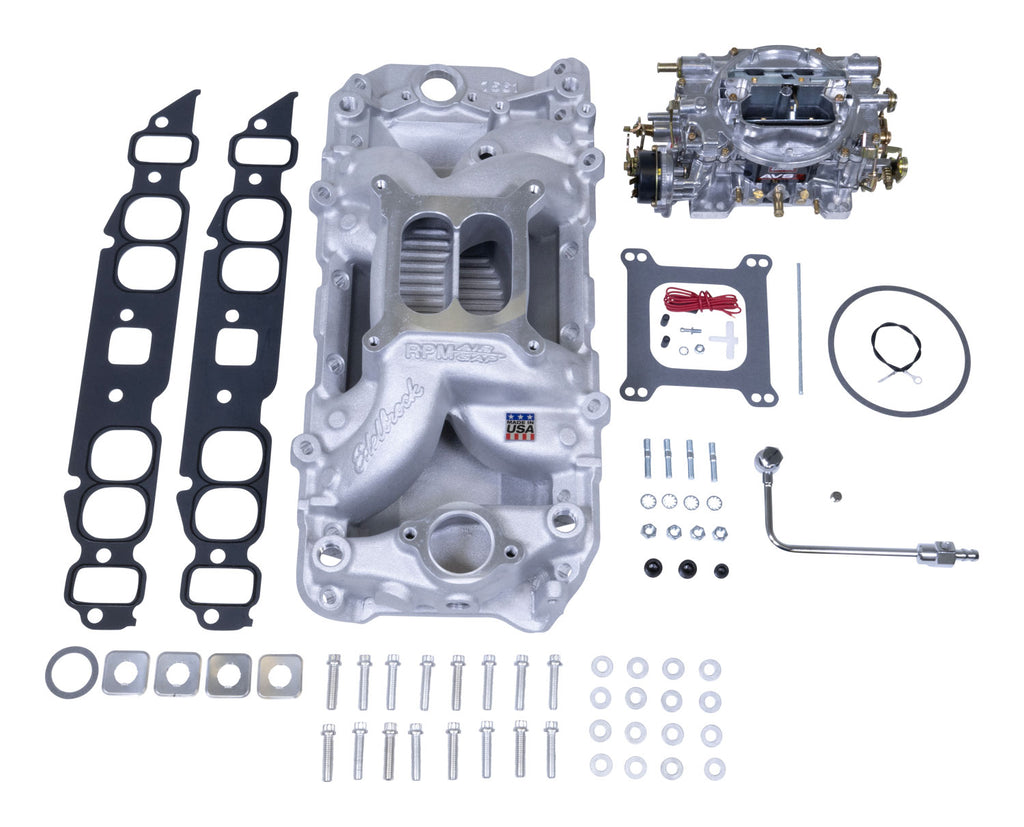 Edelbrock 2063 AVS2 for Select Chevrolet B60, Chevrolet B7, Chevrolet Bel Air, Chevrolet Biscayne, Chevrolet Blazer, Chevrolet Brookwood, Chevrolet C10, Chevrolet C10 Pickup, Chevrolet C10 Suburban, Chevrolet C1500, Chevrolet C20, Chevrolet C20 Pickup,
