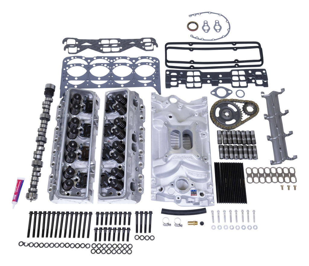 Edelbrock 2089 Performer Top End Kit for S/B Chevy for Select Buick Commercial Chassis, Buick Regal, Buick Roadmaster, Cadillac Brougham, Cadillac Commercial Chassis, Cadillac Fleetwood, Chevrolet C1500, Chevrolet C2500, Chevrolet C3500, Chevrolet