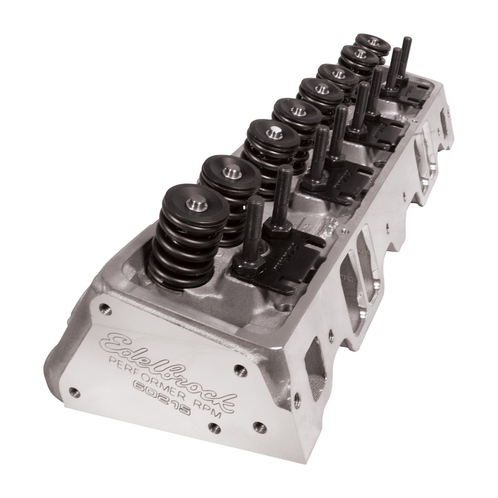 Edelbrock 60215 Edelbrock® Performer RPM® 210 CC Small-Block Chevy Cylinder Head for Select Avanti II, Buick Century, Buick Commercial Chassis, Buick LeSabre, Buick Regal, Buick Roadmaster, Buick Skylark, Checker Aerobus, Checker Deluxe, Checker
