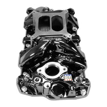 Load image into Gallery viewer, Edelbrock 7101-bp Performer RPM SBC Intake Manifold, Black Plasma for Select Avanti II, Checker Aerobus, Checker Deluxe, Checker Marathon, Checker Taxicab, Chevrolet 3B, Chevrolet 3C, Chevrolet 3D, Chevrolet 3E, Chevrolet 3F, Chevrolet 3G, Chevrolet Bel