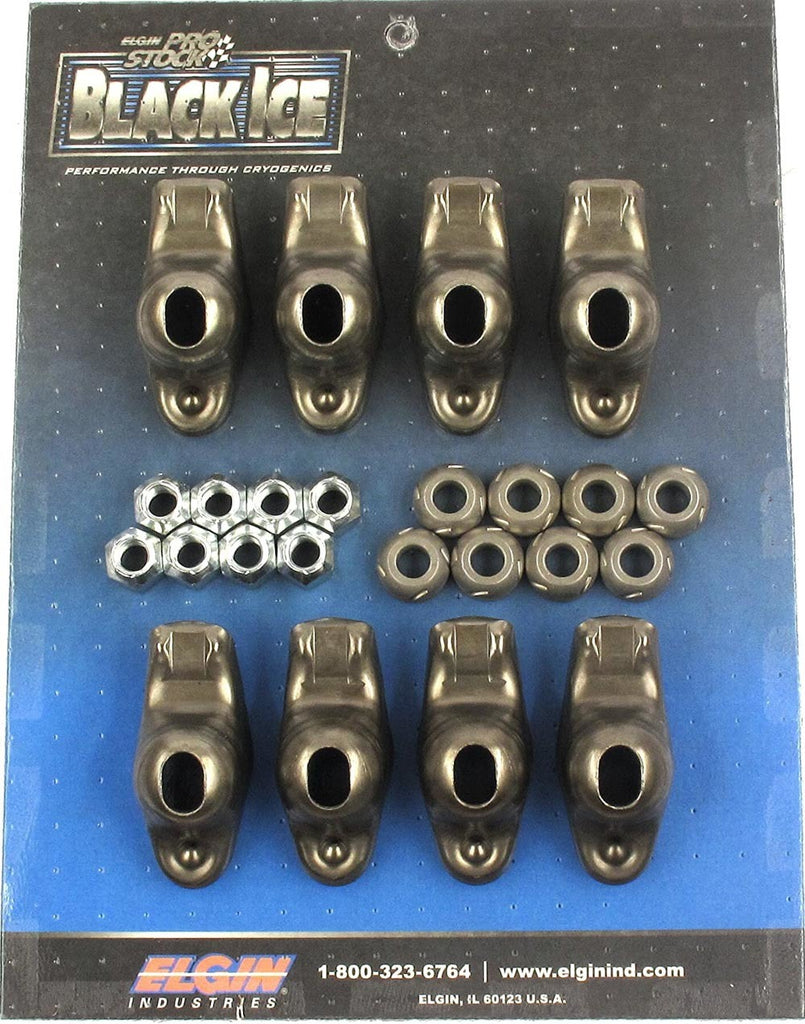 ELGIN ICE410738 SBC Black Ice Rocker Arm Kit 1.6 Ratio (8pk)