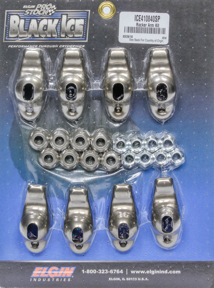 ELGIN ICE410840SP SBC B/I Rocker Arm Kit 1.60 Ratio 3/8 Stud