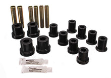 Load image into Gallery viewer, ENERGY SUSPENSION 3-2112G 70-87 GM 4wd Frt Spring Bushing Set Black