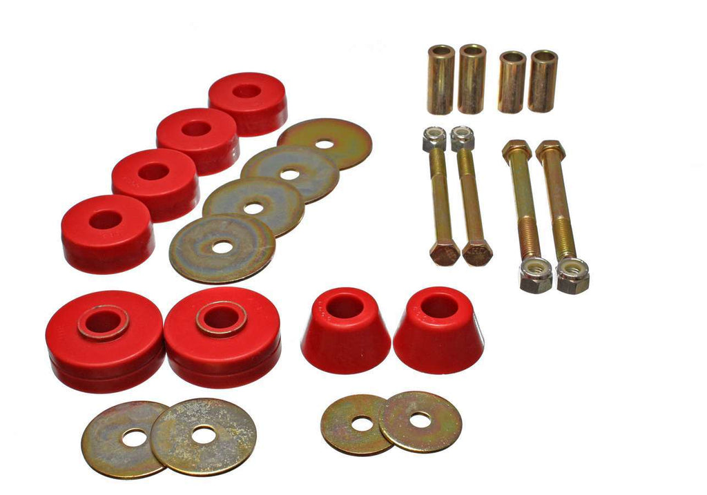 ENERGY SUSPENSION 3-4137R Chevy Pickup Body Mounts