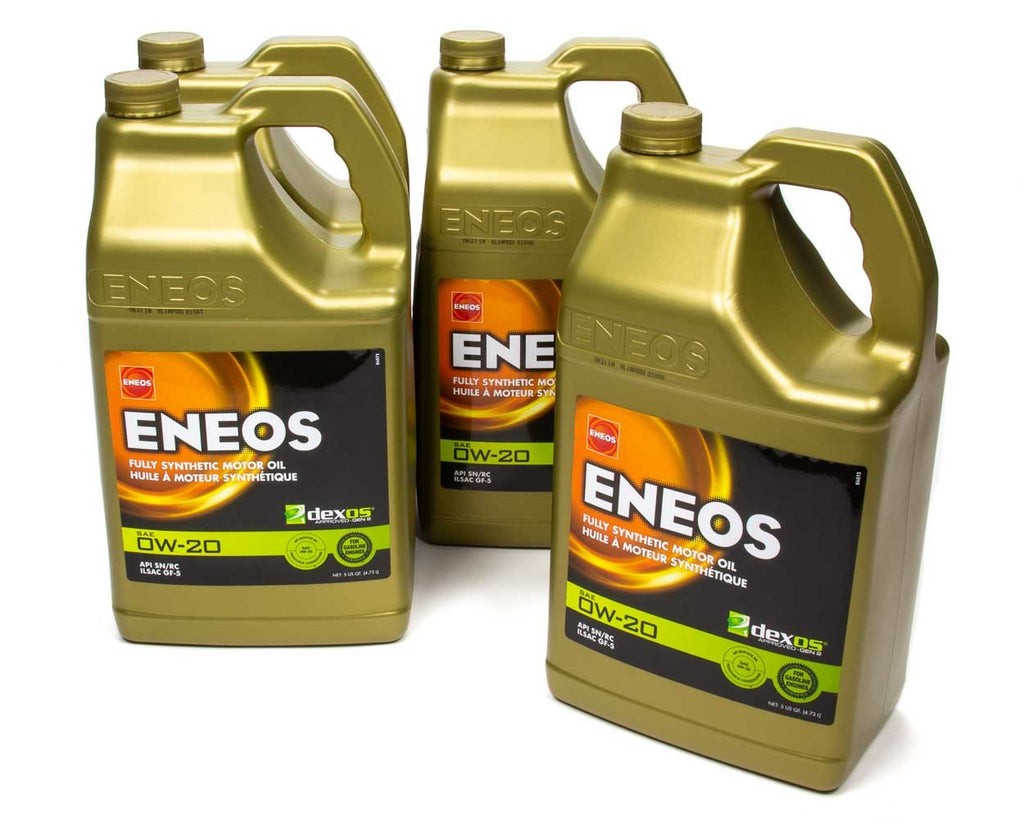 ENEOS 3701-323 Full Syn Oil Dexos 1 Case 0w20 4 X 5 Qt