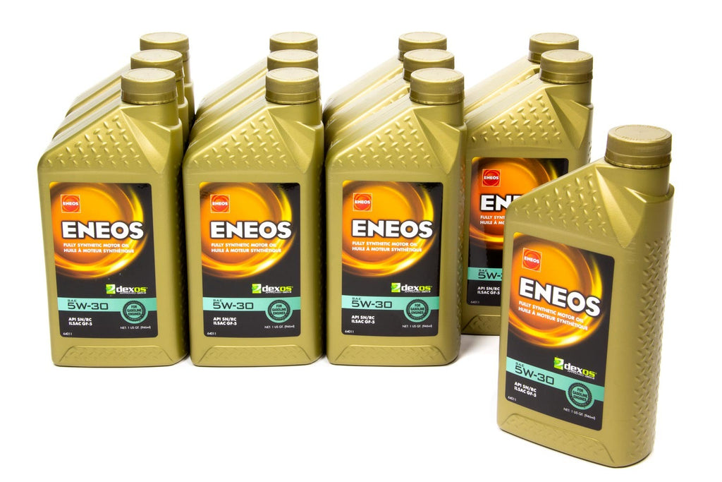 ENEOS 3703-301 Full Syn Oil Dexos 1 Case 5w30 12 X 1 Qt