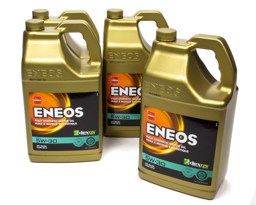 ENEOS 3703-323 Full Syn Oil Dexos 1 Case 5w30 4 X 5 Qt