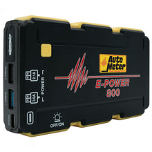 Load image into Gallery viewer, AutoMeter EP-800 JUMP STARTER, EMERGENCY BATTERY PACK, 12V, 800A PEAK, 1800 mAh