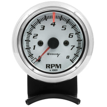 Load image into Gallery viewer, EQUUS E5076 2-1/2 Dia Tachometer 8000 RPM White Dial