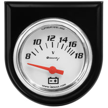 Load image into Gallery viewer, EQUUS E5268 2.0 Dia Voltmeter Gauge w/Black Panel