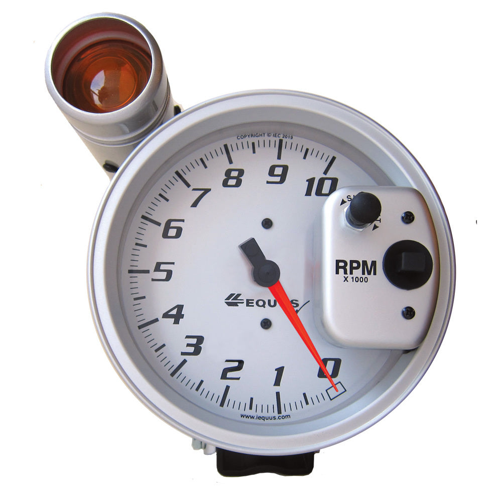EQUUS E6081S 5in Dia Tachometer 10K RPM w/Ext Shift-Lite