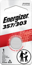 Load image into Gallery viewer, Energizer 357BPZ 357/303 Batteries (1 Pack), 1.5V Silver Oxide Button Cell Batteries