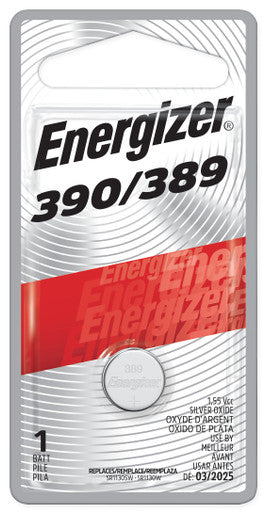 Energizer 389BPZ 389 Silver Oxide Button Battery, 1 Pack