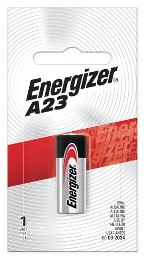 Energizer A23BPZ A23 Batteries (1 Pack), 12V Miniature Alkaline Specialty Batteries