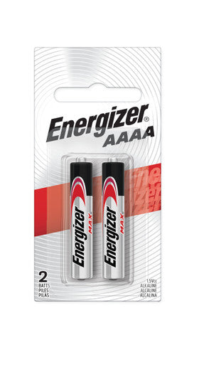 Energizer E96BP-2 AAAA Batteries, 2 Pack