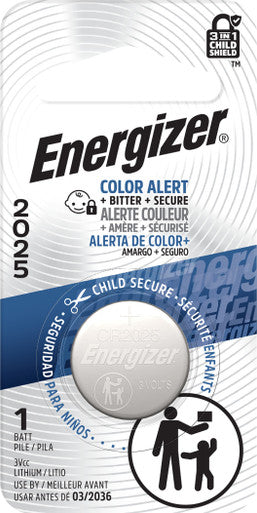 Energizer ECR2025BP 2025 Batteries (1 Pack), 3V Lithium Coin Batteries