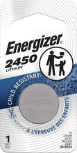 Load image into Gallery viewer, Energizer ECR2450BP 2450 Lithium Coin Battery, 1 Pack